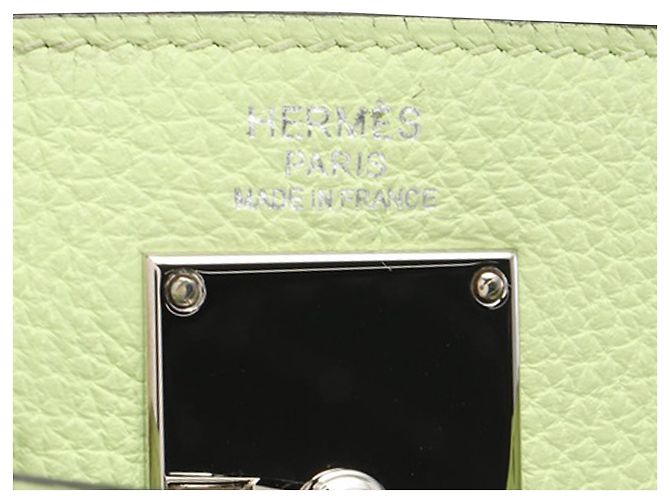 Hermès Verde Togo Kelly Hac A Dos PM Verde chiaro - vista 4