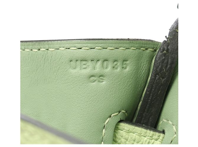 Hermès Verde Togo Kelly Hac A Dos PM Verde chiaro - vista 5