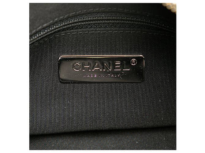 Camera Bolsa de câmera em couro de cordeiro matelassado preto CC da Chanel - vista 5