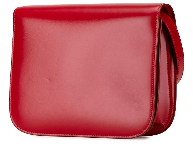 Classic Box Céline Celine Rosso Medio Pelle di Vitello Scatola Classica - vista 2