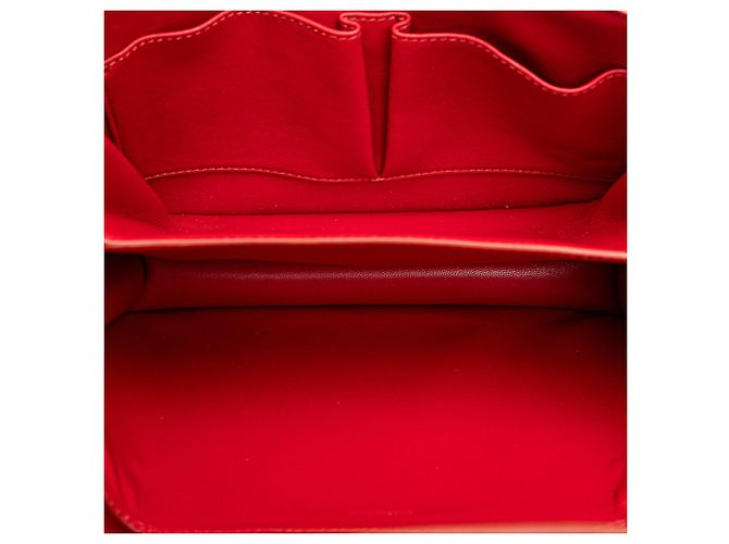 Classic Box Céline Celine Rosso Medio Pelle di Vitello Scatola Classica - vista 4
