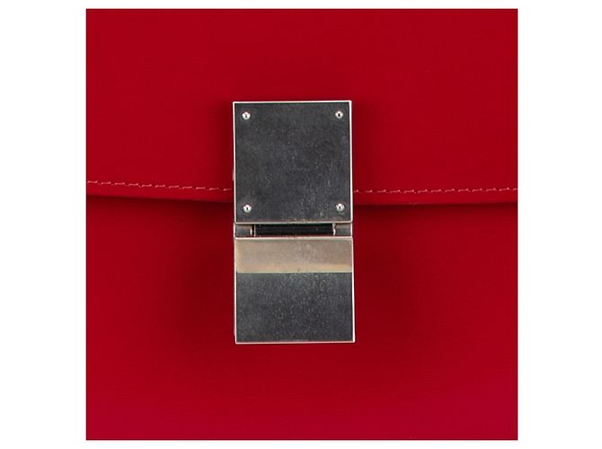 Classic Box Céline Celine Rosso Medio Pelle di Vitello Scatola Classica - vista 7