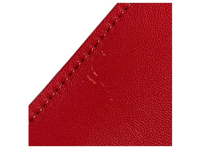 Classic Box Céline Celine Rosso Medio Pelle di Vitello Scatola Classica - vista 9