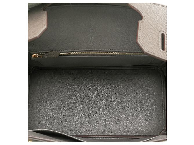 Hermès Birkin Retourne 30 in Epsom Marrone - vista 4