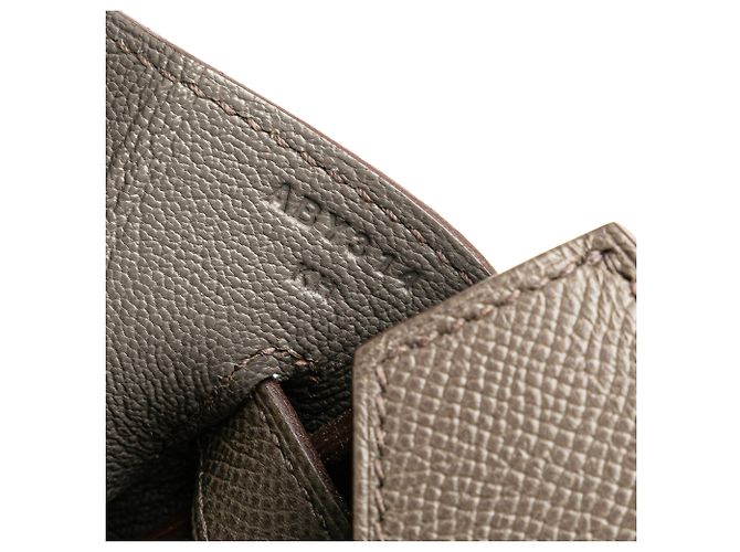 Hermès Birkin Retourne 30 in Epsom Marrone - vista 6