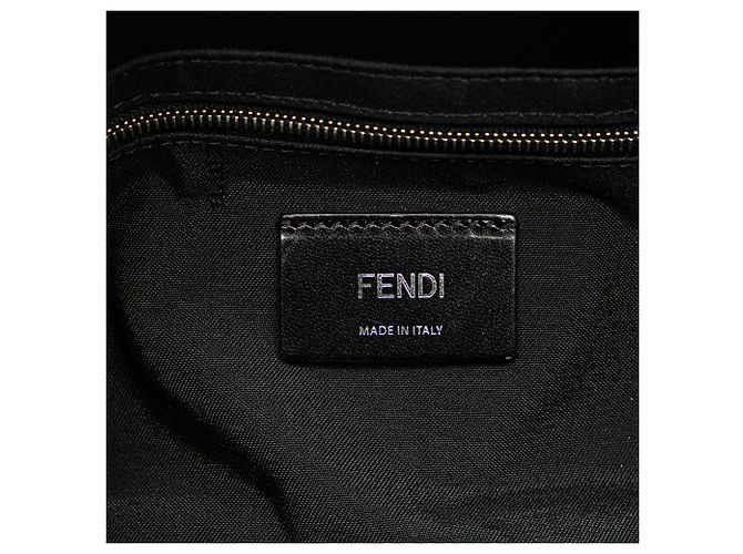 Baguette Fendi Weiß Nylon Karl Kollage Umhängetasche - Ansicht 5