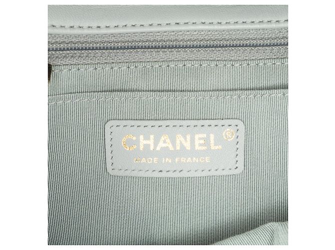 Grau gesteppter Kalbsleder Bolero von Chanel Braun - Ansicht 5