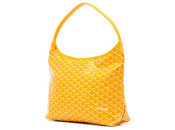 Goyard Hobo Boheme Goyardine Giallo - vista 2
