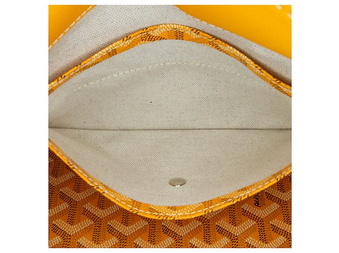 Goyard Hobo Boheme Goyardine Giallo - vista 5