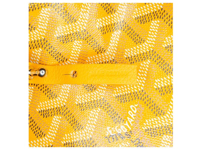 Goyard Hobo Boheme Goyardine Giallo - vista 6