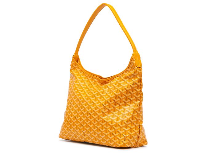 Goyard Hobo Boheme Goyardine Giallo - vista 2