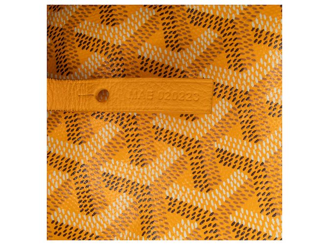 Goyard Hobo Boheme Goyardine Giallo - vista 6
