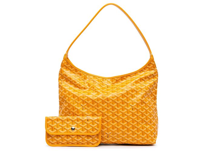 Goyard Hobo Boheme Goyardine Giallo - vista 9