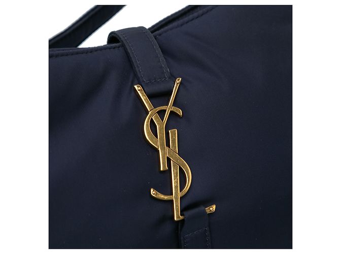 Saint Laurent Blu Nylon Le 5 a 7 Blu navy - vista 6