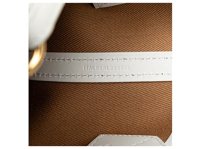 Tote Burberry Beige Mini House Check Canvas London - vista 5
