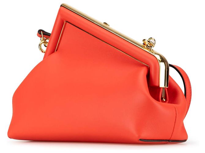 Fendi Rosso Piccolo Nappa Fendi First - vista 2