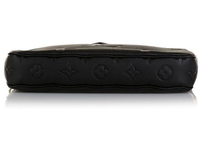 Pochette Félicie Louis Vuitton Pochette Felicie in schwarzem Bicolor Monogram Empreinte - Ansicht 4