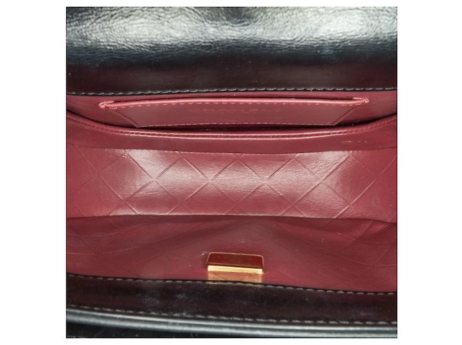 Chanel Messenger Rotondo in Pelle Trapuntata Nera CC Nero - vista 4