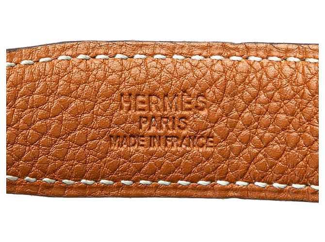 Hermès Schwarzer Leder Constance H Wendegürtel - Ansicht 5
