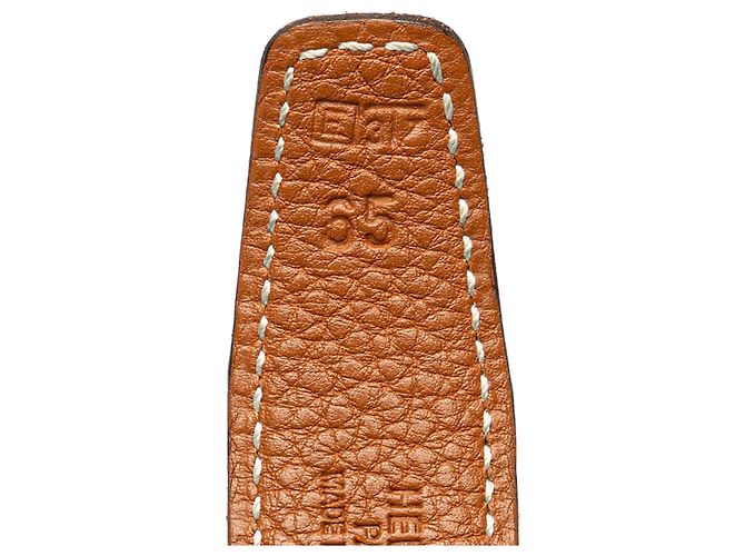 Hermès Schwarzer Leder Constance H Wendegürtel - Ansicht 6
