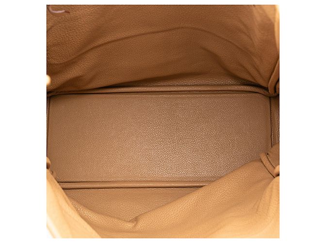 Borsa Cabas Victoria II Clemence 35 Hermès marrone Caramello - vista 4
