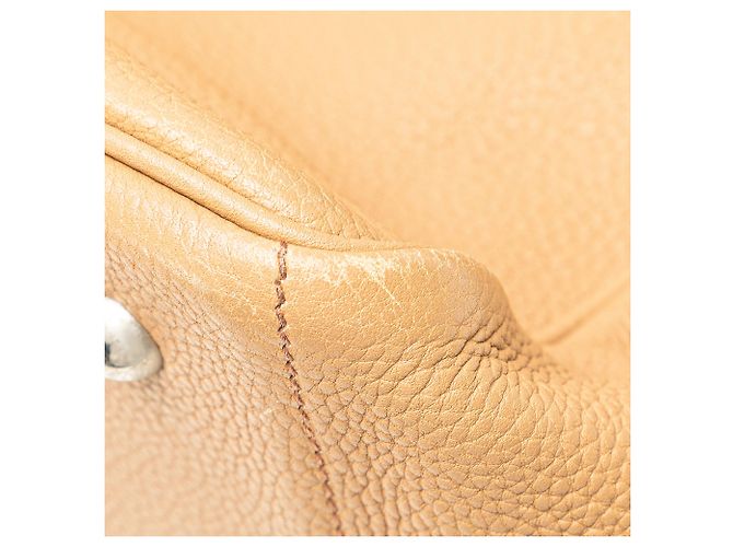 Borsa Cabas Victoria II Clemence 35 Hermès marrone Caramello - vista 7