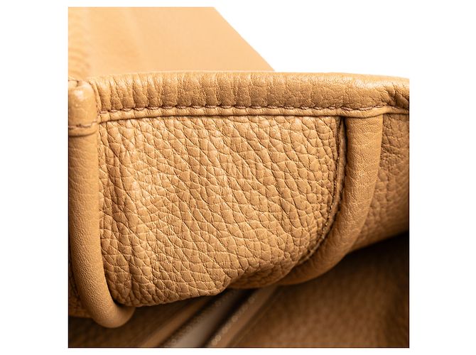 Borsa Cabas Victoria II Clemence 35 Hermès marrone Caramello - vista 8