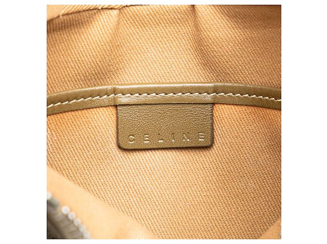 Céline Celine Brown C Macadam Canvas Schultertasche Braun Beige - Ansicht 5