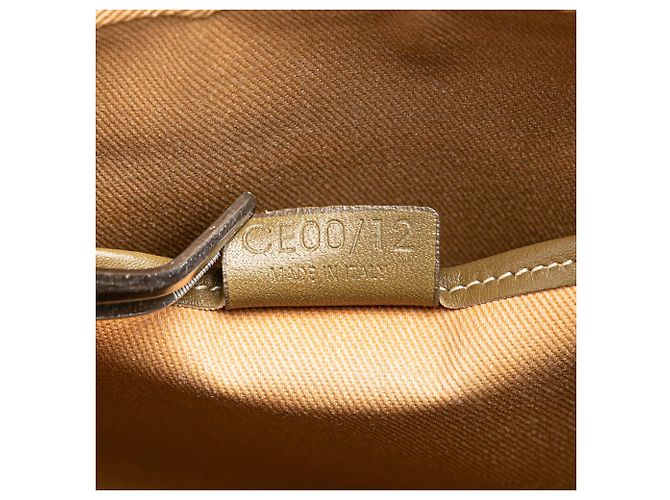 Céline Celine Brown C Macadam Canvas Schultertasche Braun Beige - Ansicht 6
