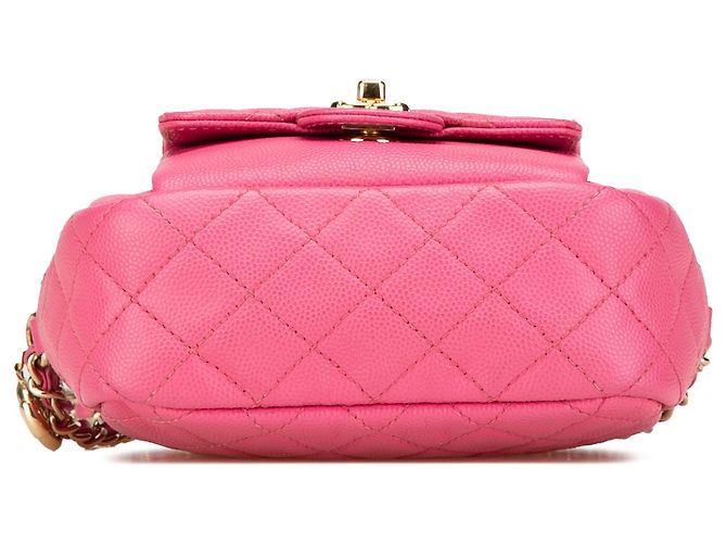 Camera Chanel Pink Quilted Caviar CC Day Kameratasche - Ansicht 3