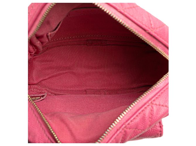 Camera Chanel Pink Quilted Caviar CC Day Kameratasche - Ansicht 4