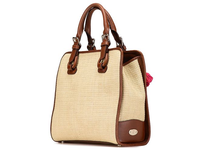 Céline Bolso de paja beige Celine - vista 2