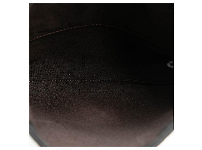 Fendi Schwarze Zucchino Canvas Umhängetasche - Ansicht 4