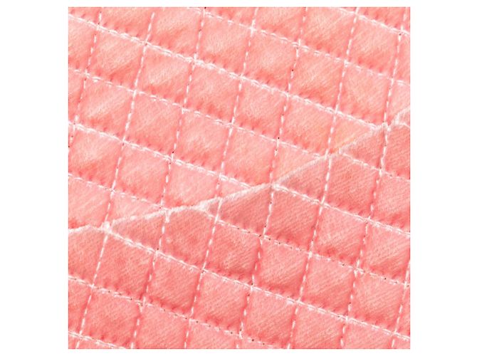 Chanel Rosa Medio Velluto Micro Trapuntato CC Flap - vista 8