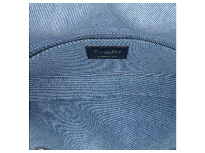 Dior Blu Medio Denim Cannage Lady D Joy - vista 4