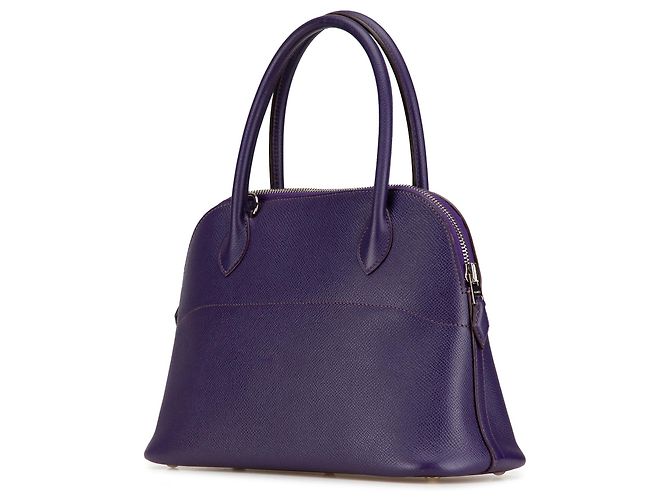 Bolide 27 Epsom púrpura de Hermès - vista 2
