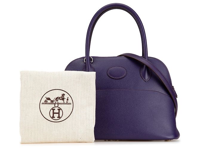 Bolide 27 Epsom púrpura de Hermès - vista 8