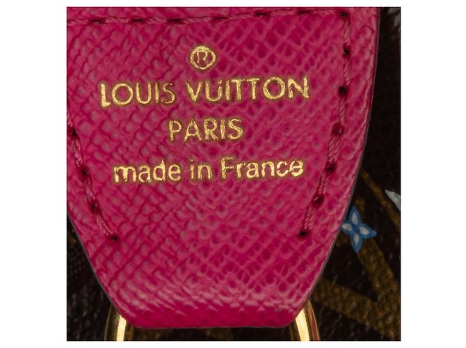 Mini Pochette Accessori Animazione di Natale Louis Vuitton con orsi marroni in monogramma sugli sci Marrone - vista 5