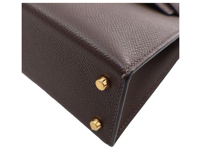 Hermès Mini Kelly Sellier II 20 in Epsom marrone Marrone scuro - vista 11