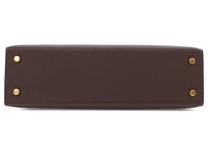 Hermès Mini Kelly Sellier II 20 in Epsom marrone Marrone scuro - vista 4