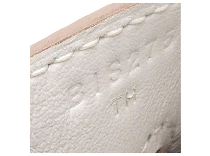 Hermès Kelly Hac A Dos PM in Togo bianco Bianco sporco - vista 6