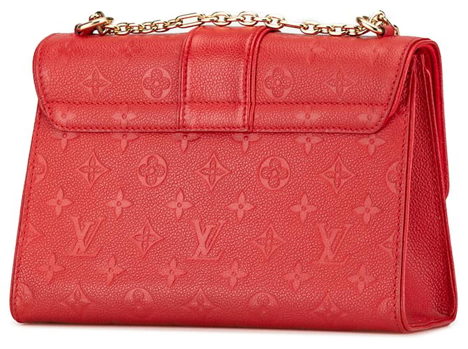 Louis Vuitton Monogram Empreinte Saint Sulpice BB Rosso - vista 2