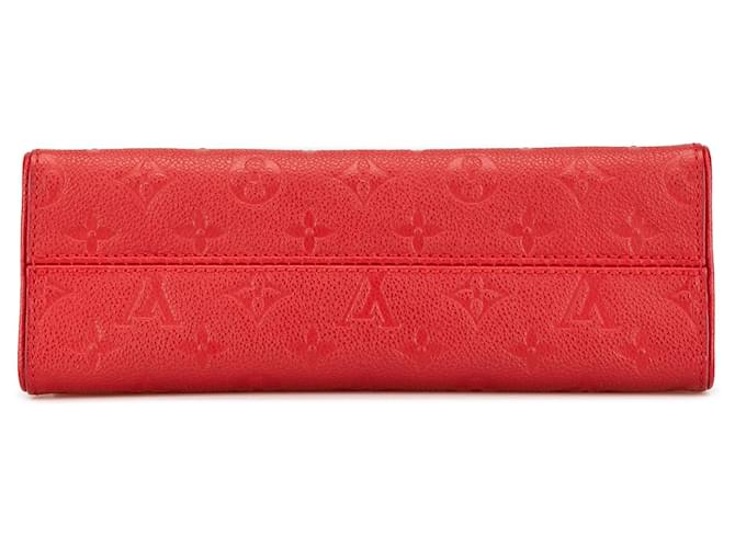 Louis Vuitton Monogram Empreinte Saint Sulpice BB Rosso - vista 3