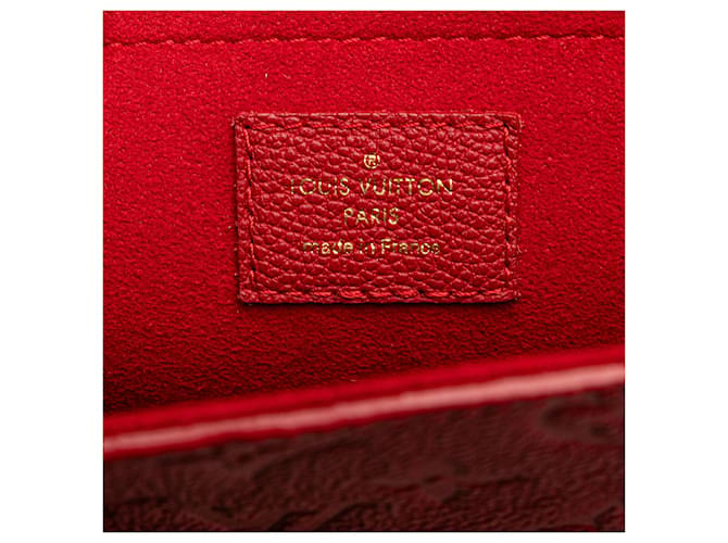 Louis Vuitton Monogram Empreinte Saint Sulpice BB Rosso - vista 5