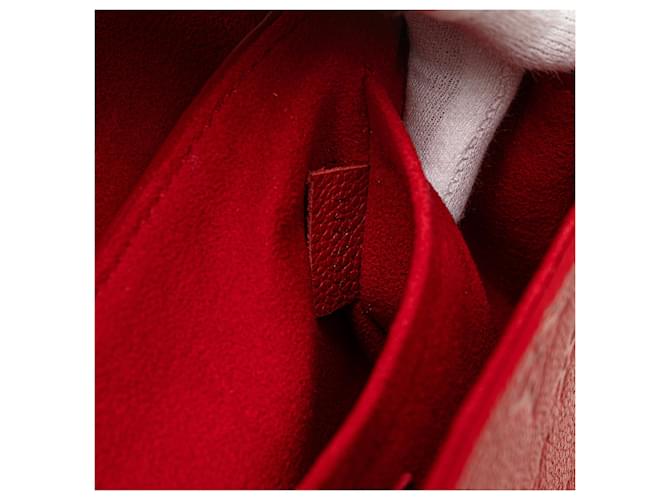 Louis Vuitton Monogram Empreinte Saint Sulpice BB Rosso - vista 6