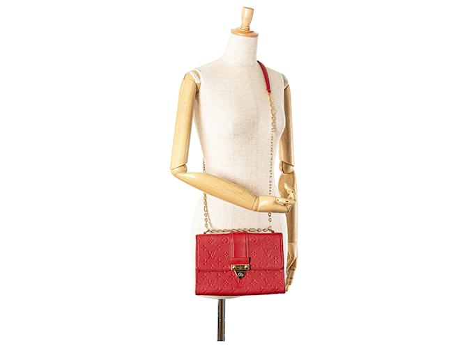 Louis Vuitton Monogram Empreinte Saint Sulpice BB Rosso - vista 7