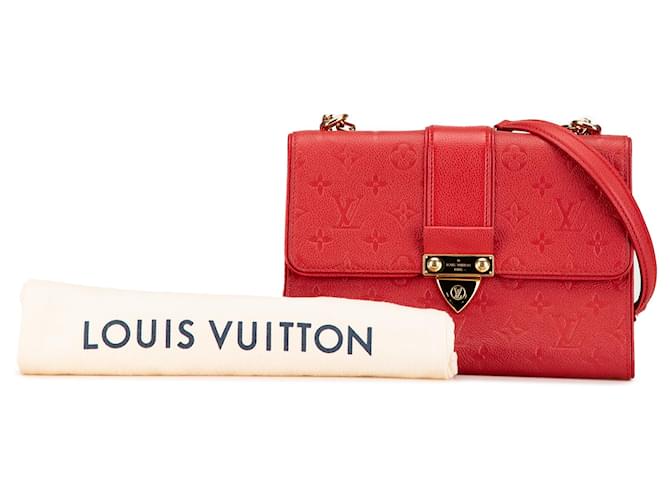Louis Vuitton Monogram Empreinte Saint Sulpice BB Rosso - vista 8