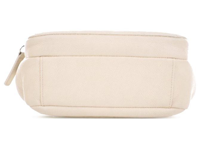 Borsa Messenger Affinity in Caviar Bianco di Chanel Crudo - vista 3