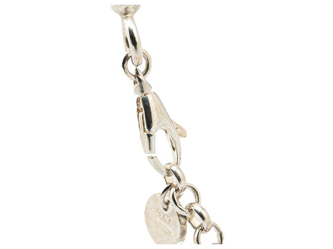 Gucci Silber Sterling Silber Interlocking G Anhänger Halskette - Ansicht 4