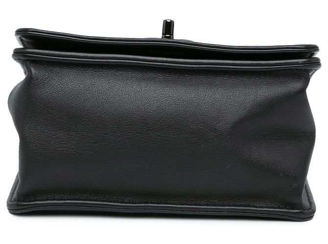 Chanel Mini Propeller in Pelle di Vitello Nera Nero - vista 3